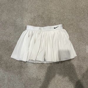 White Nike skirt